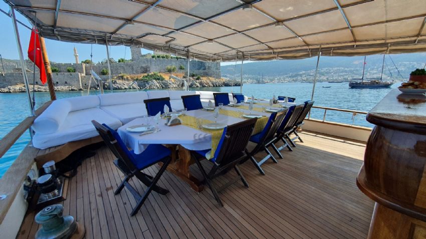 Halil Aga 1 Yacht, Aft Deck