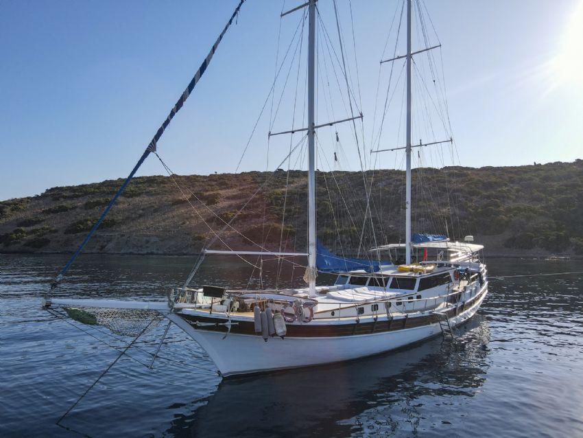 Halil Aga 1 Yacht, Bow View.