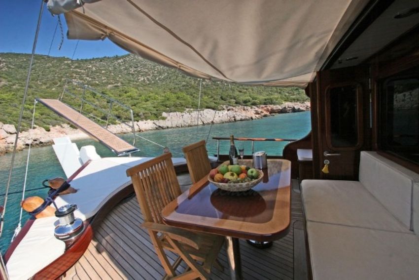 Hayal 62 Gulet Yacht, Raised Platform.