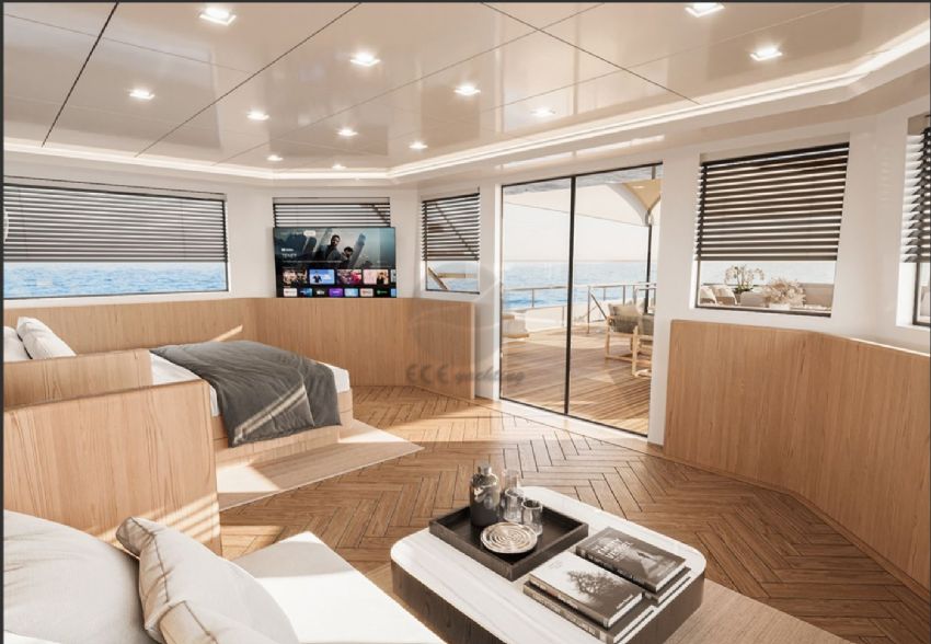 Sky M/Y, Owner's Suite