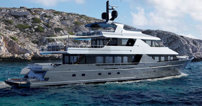 Sky M/Y, Exterior View