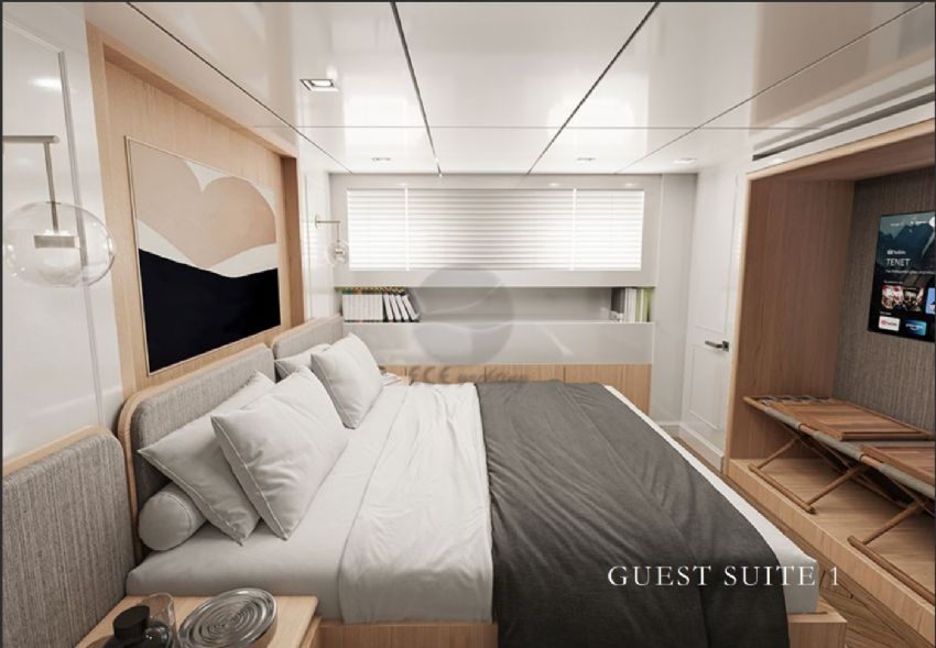 Sky M/Y, Guest Suite 1
