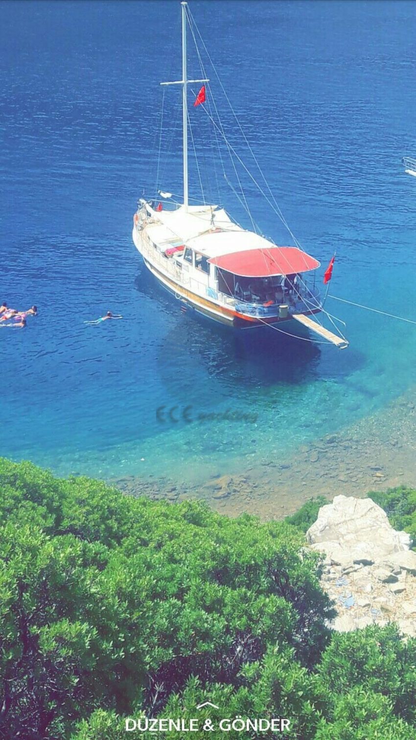 Kaptan Atilla Gulet, Ariel View.