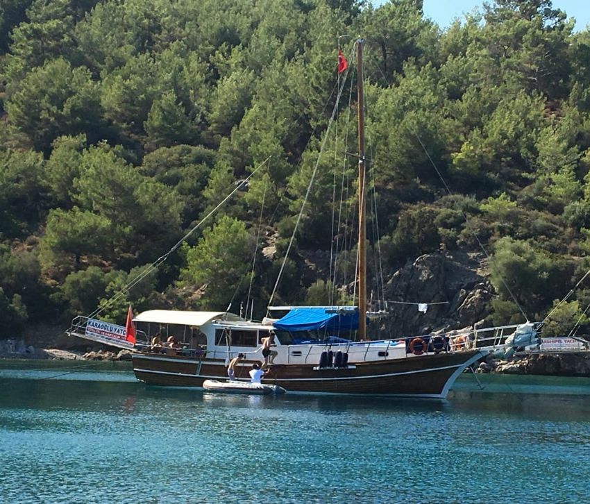 Kara Gulet, Starboard Side With Tender.