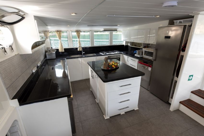 Kayhan 11 Yacht, Aft Deck Seating.
