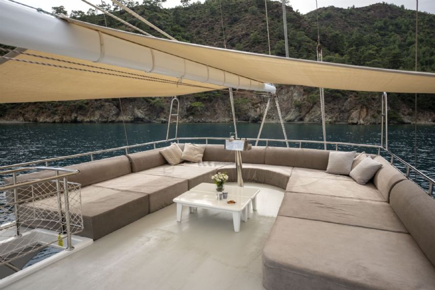 Kayhan 11 Yacht, Sun Deck View.