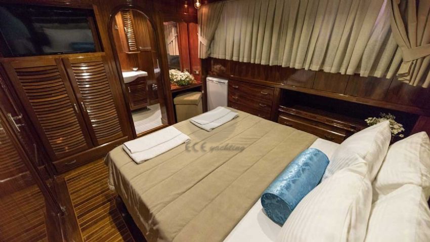 Kayhan Kaptan Yacht, Double Cabin.