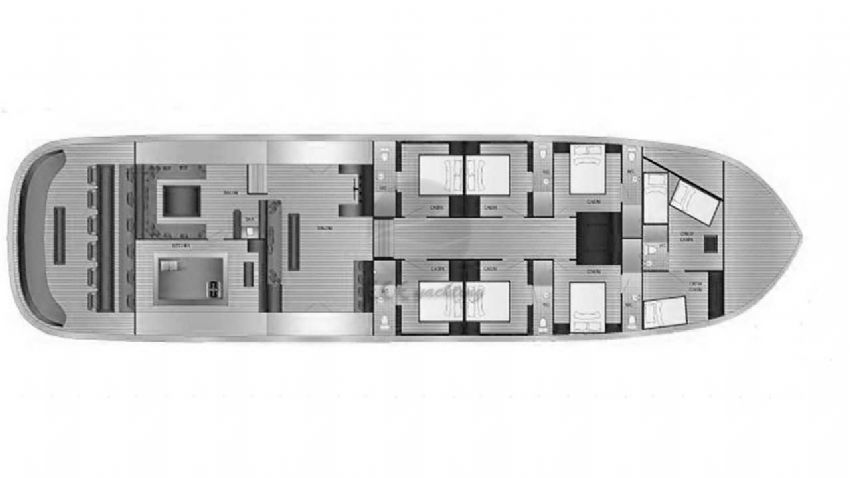 Kayhan Kaptan Yacht, Lounge And Bar.