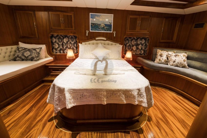 Koray Ege Yacht, Master Cabin.