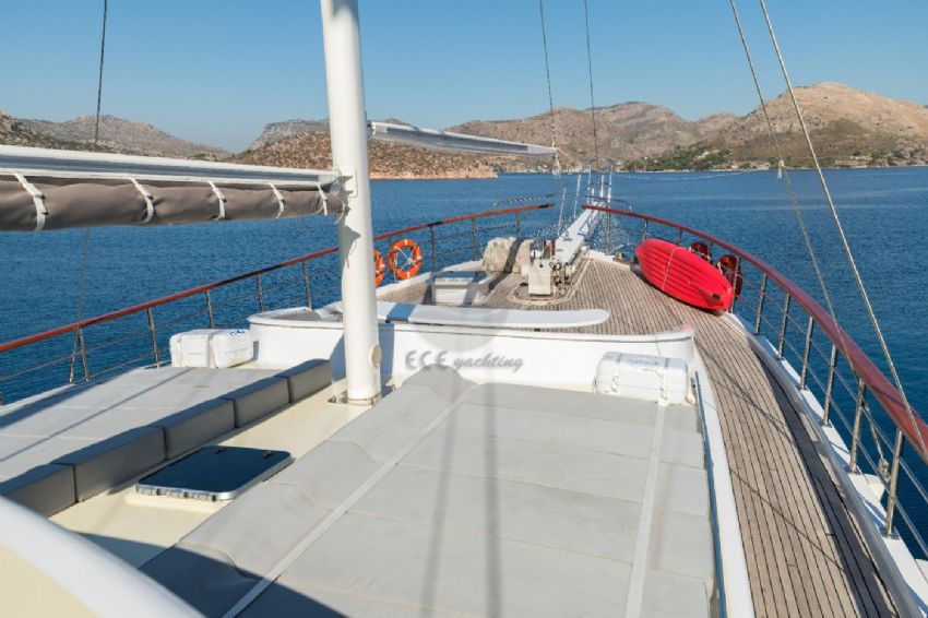 Koray Ege Yacht, Sun Bathing In Comfort.