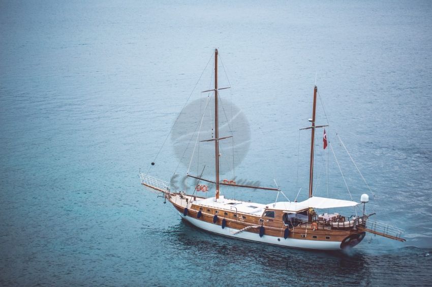La Nonna dış görünüş. La Nonna Gulet, Port Side Aft.