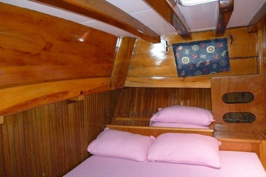 Leventis Gulet Yacht, Master Cabin View.