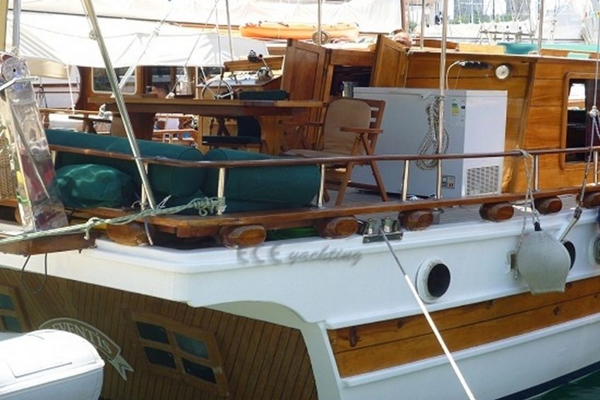 Leventis Gulet Yacht, Aft Deck.
