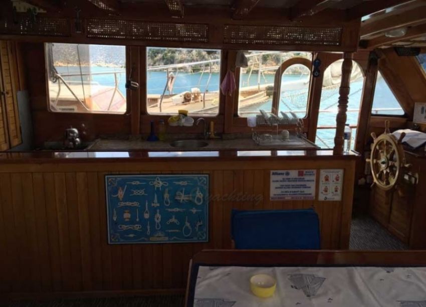 Lucky Mar Gulet Yacht, Lounge Bar.