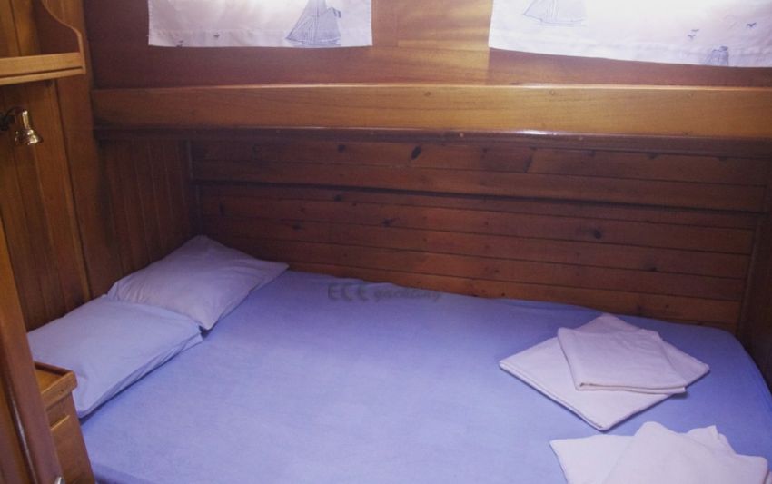 Lucky Mar Gulet Yacht, Double Cabin 1 View.