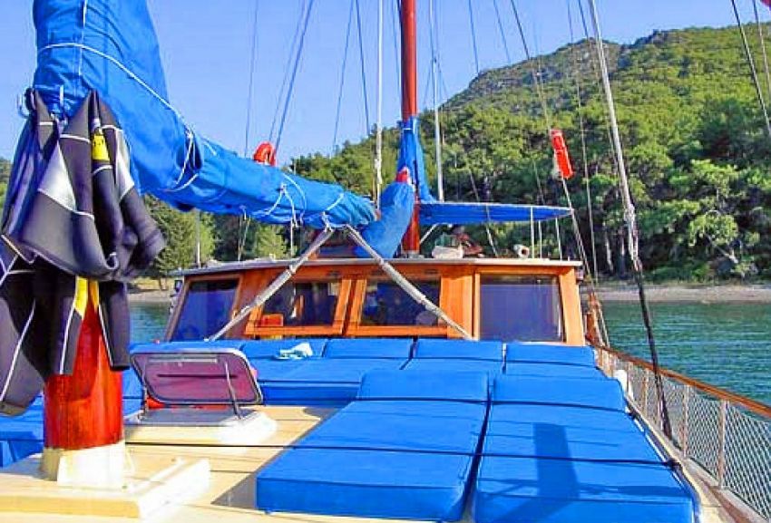 Lucky Mar Gulet Yacht, Sun Deck.