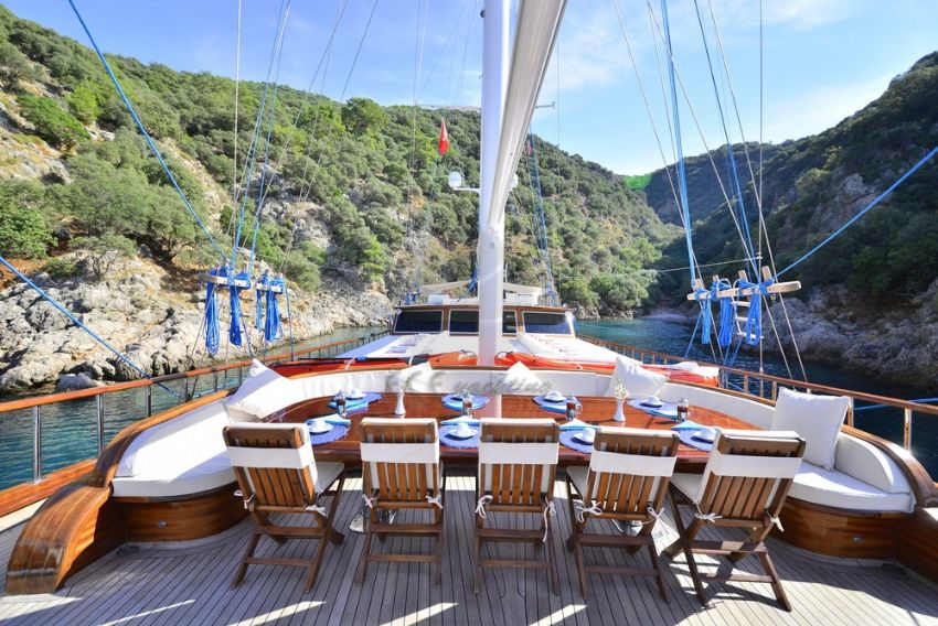 Lycian Queen Yacht, A Touch Of Turquoise.