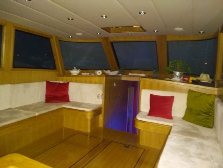Mahi Gulet Yacht, İnterior Lounge.