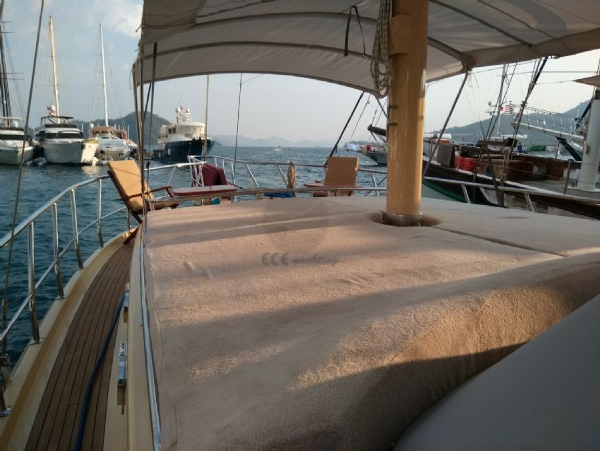 Mahi Gulet Yacht, Sunbathing Deck.