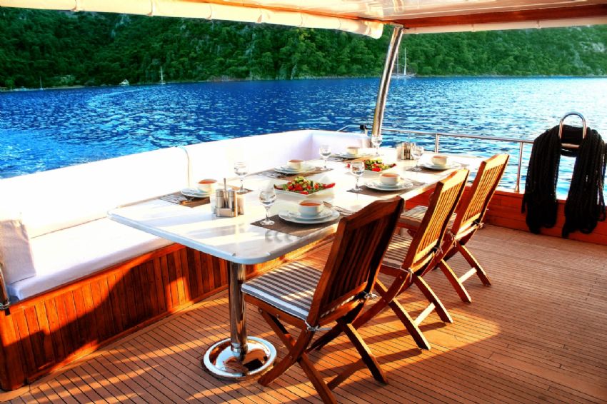 Maske 3 Trawler, The Perfect Breakfast View.
