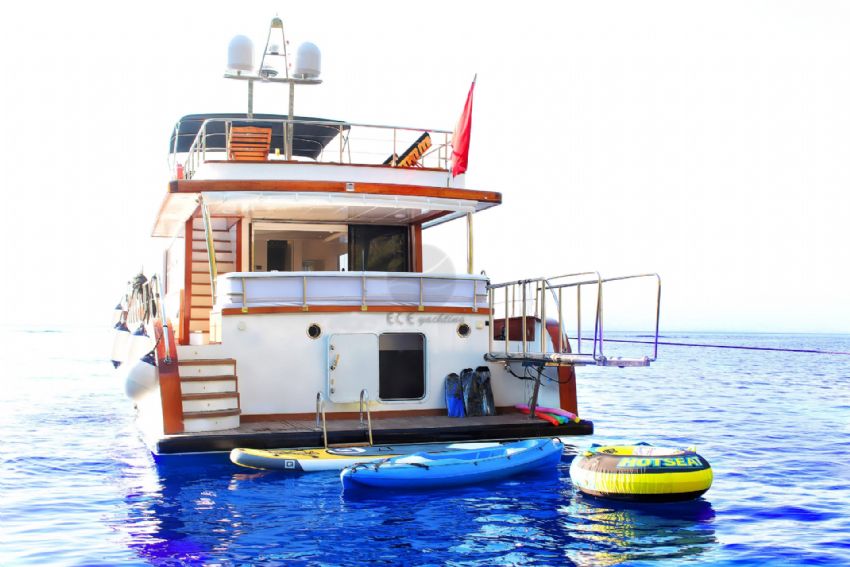 Maske 3 Trawler, Stern View.