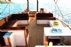 Maske 3 Trawler, Flybridge Comfortable Seating Area.