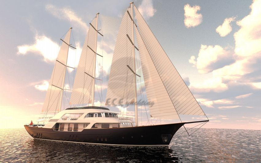 Meira Gulet Yacht, Flybridge Bar Area.