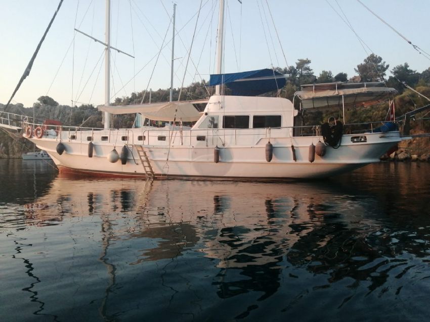 m.s teknesi.   M.S Gulet Yacht, Front Port Side.