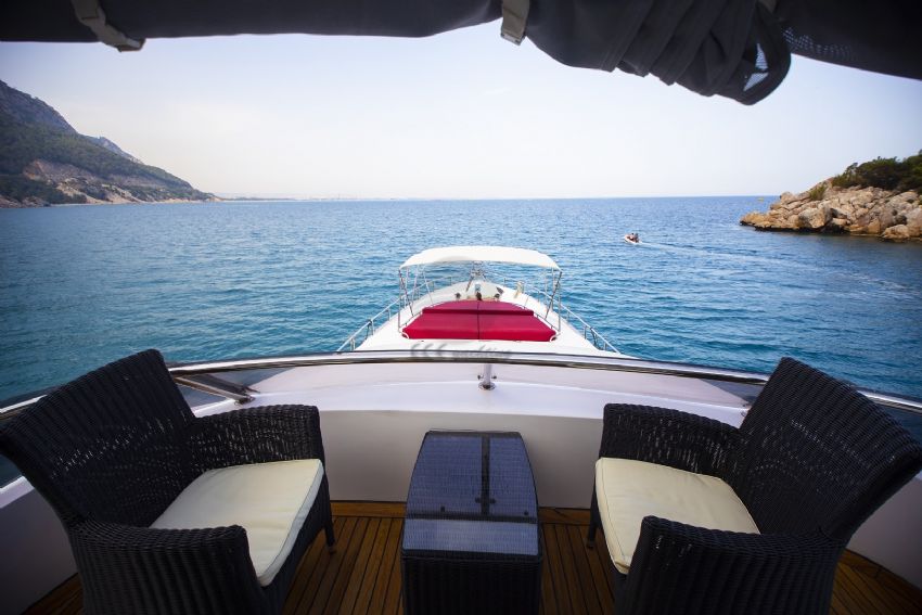 M/Y Erdoğan, Flybridge, Oturma Alanı