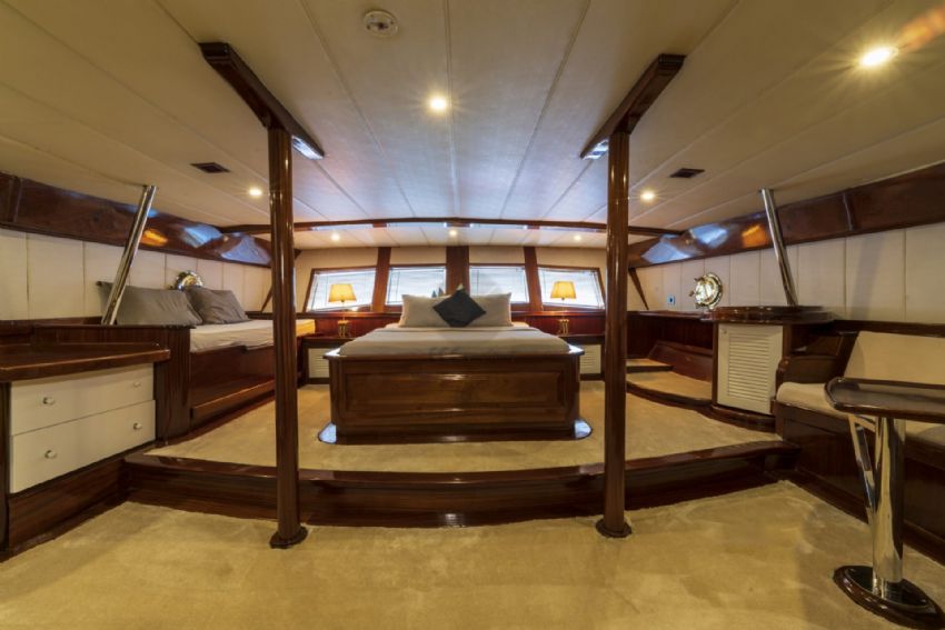 Nautilus Gulet, Master Cabin View.