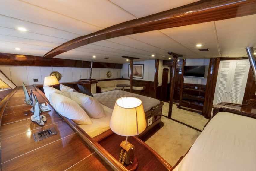 Nautilus Gulet, Master Cabin View.