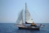 Nazcan teknesi yelken. Nazcan Gulet Yacht Sailing The Mediterranean.