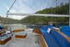 North Wind Yacht, Aft Deck Alfresco Dining.