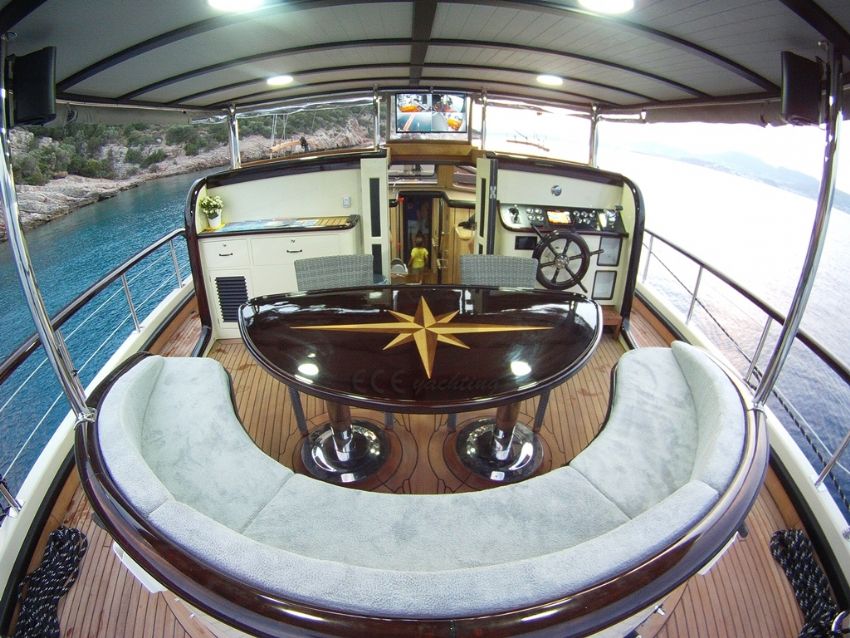 Nostalgia Gulet, Aft Deck.