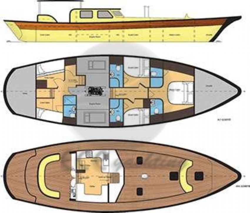 Nostalgia Gulet, Layout