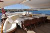 Palmyra Gulet Yacht. Aft Deck Dining.