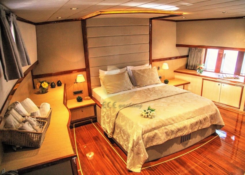 PERDUE Gulet, Master Cabin. master kamara