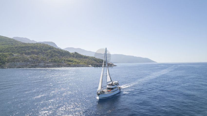 PERDUE Gulet, Starboard Side.