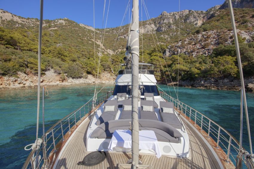 PERDUE Gulet, Lux Jacuzzi On Deck.