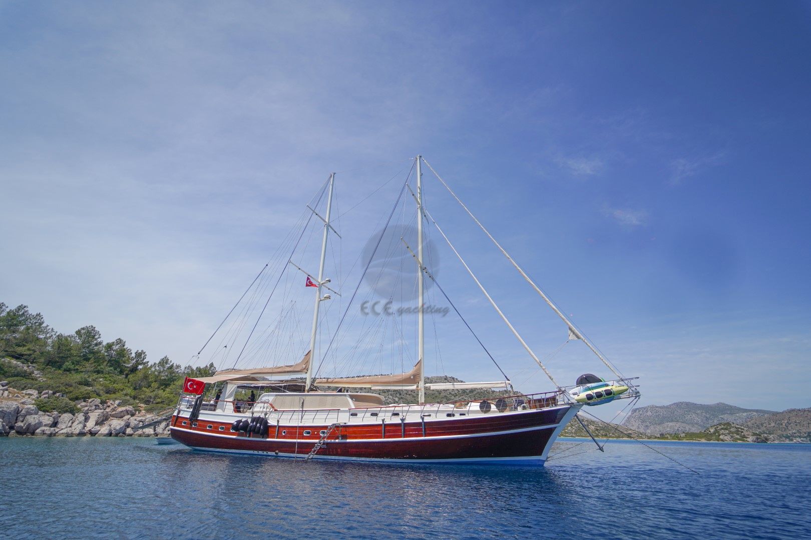 Princess Bugce Yacht, Sailing From Marmaris.