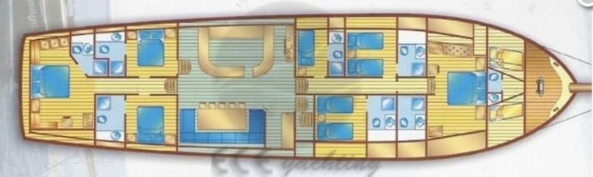 Princess Nazan Deniz Teknesi plan