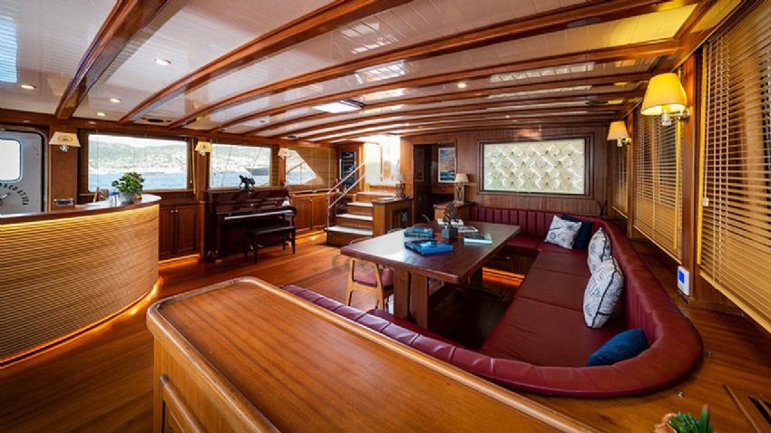 Queen Of Datça Teknesi arka güverte