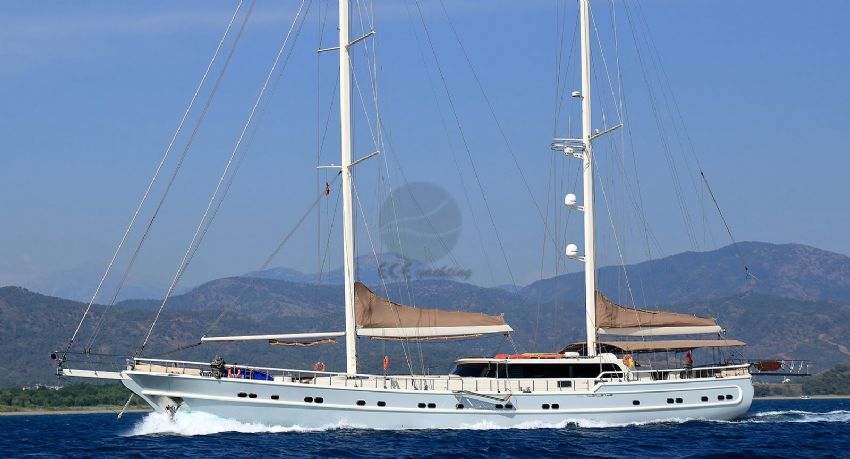 Queen Of Salmakis Yacht, 40 Meters Long.