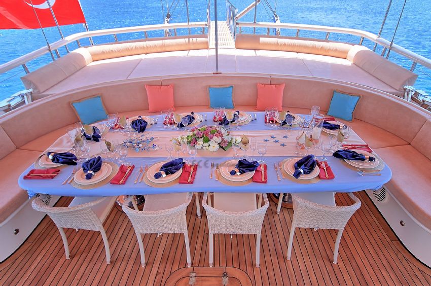 Queen Of Salmakis Yacht, The Colours Of Summer.