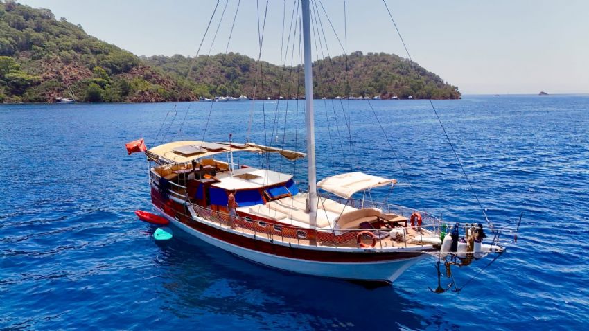 Seda C Gulet, Sailing İn Gocek.