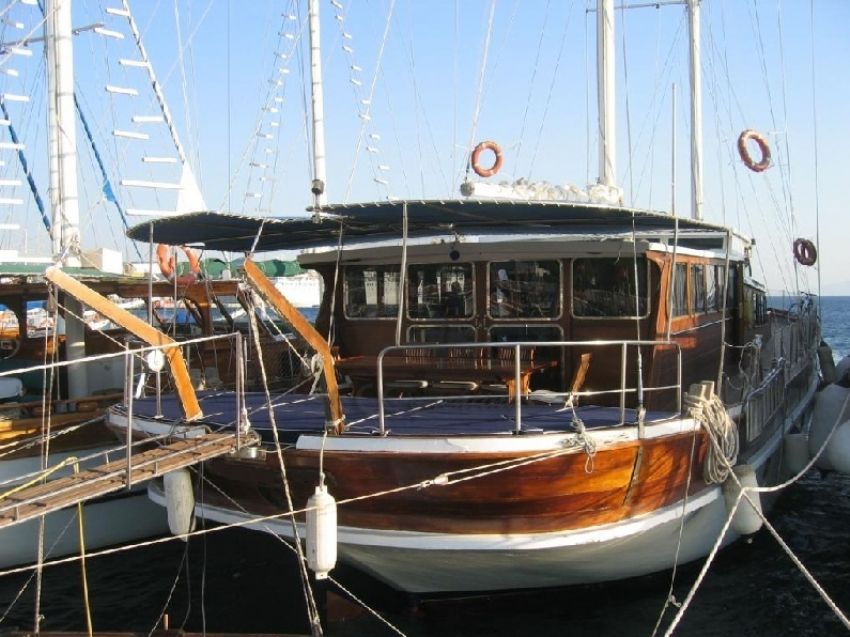 Seher 1 Gulet Yacht, Aft Deck.