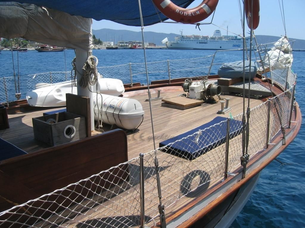 Seher 1 Gulet Yacht, Front Port Bow.