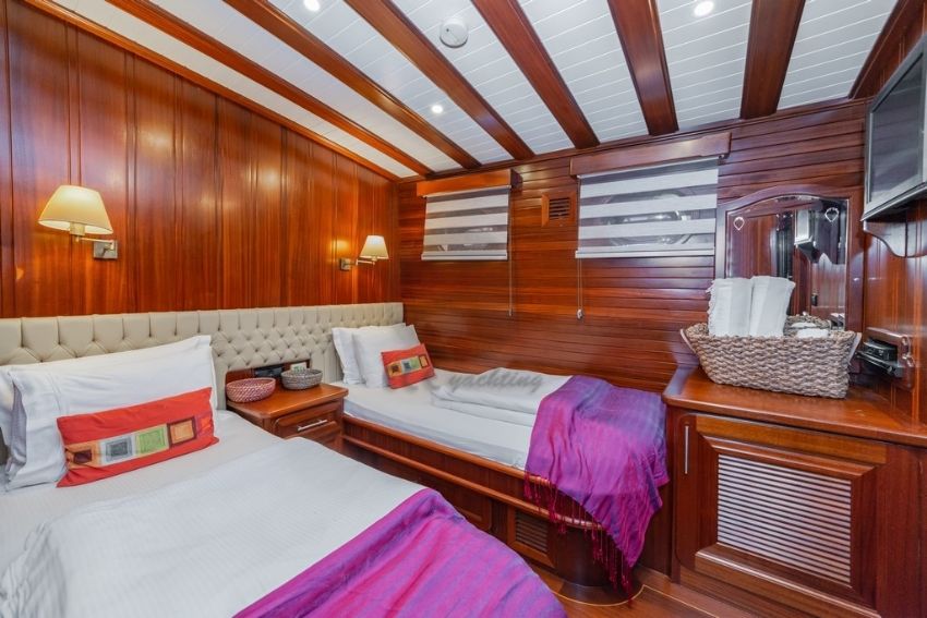 Sema Tuana Yacht, Master Cabin.