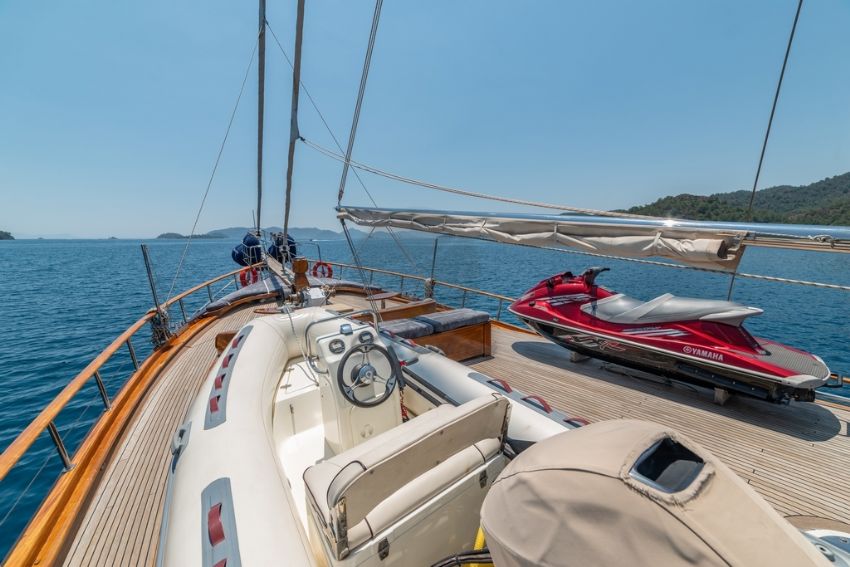 Sema Tuana Yacht, Custom Made Sun Beds.