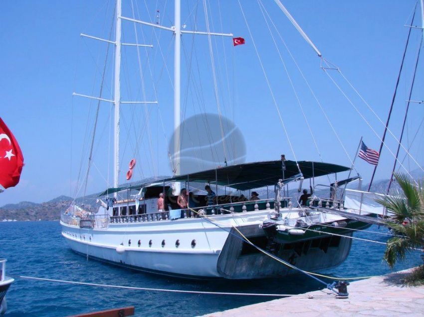 Seyhan Can Yacht, Stern View.